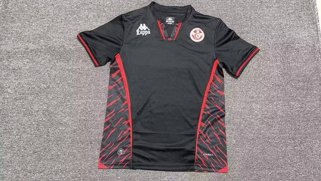 Tunesien 2026 Ausweich Trikot Black — 2