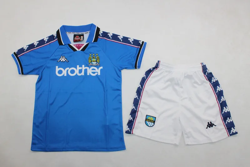 Manchester City 1998/99 Home Kids Kit