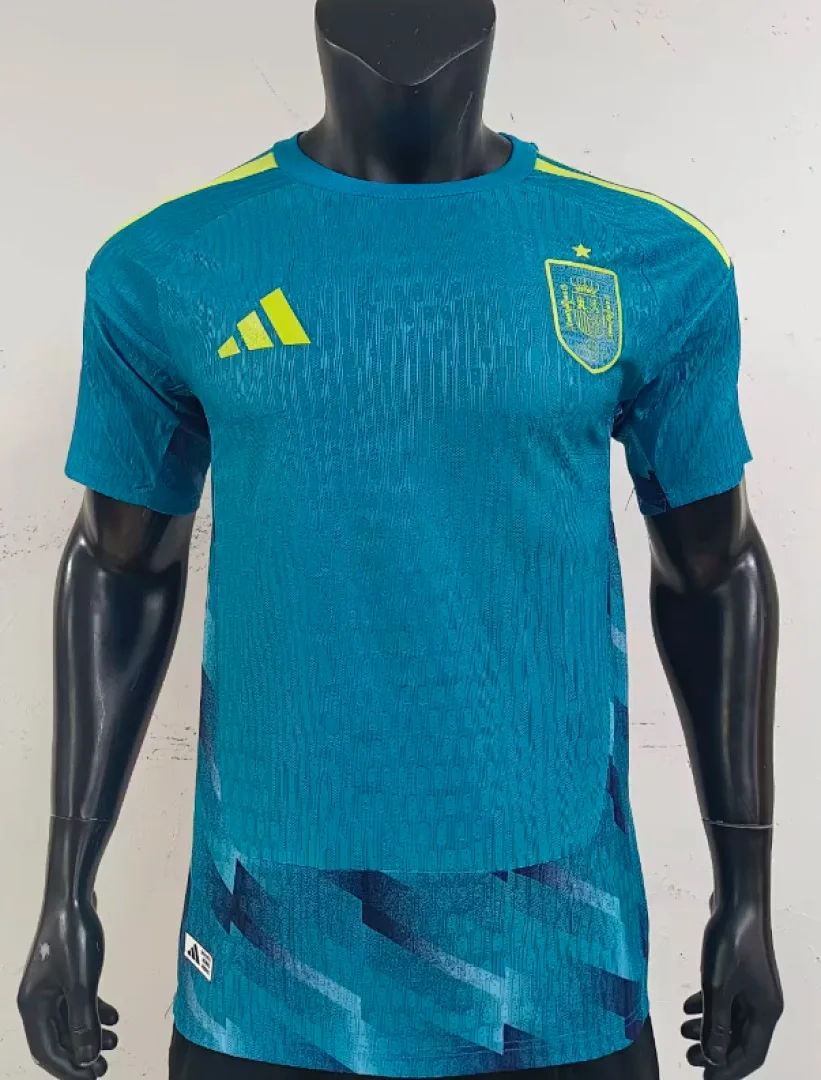 Spain 2026 Goalkeeper Shirt Player Version Blue — 2