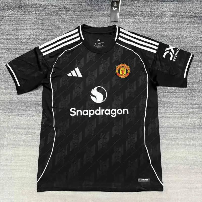 Manchester United 2025/26 Camiseta Black M-U — 1