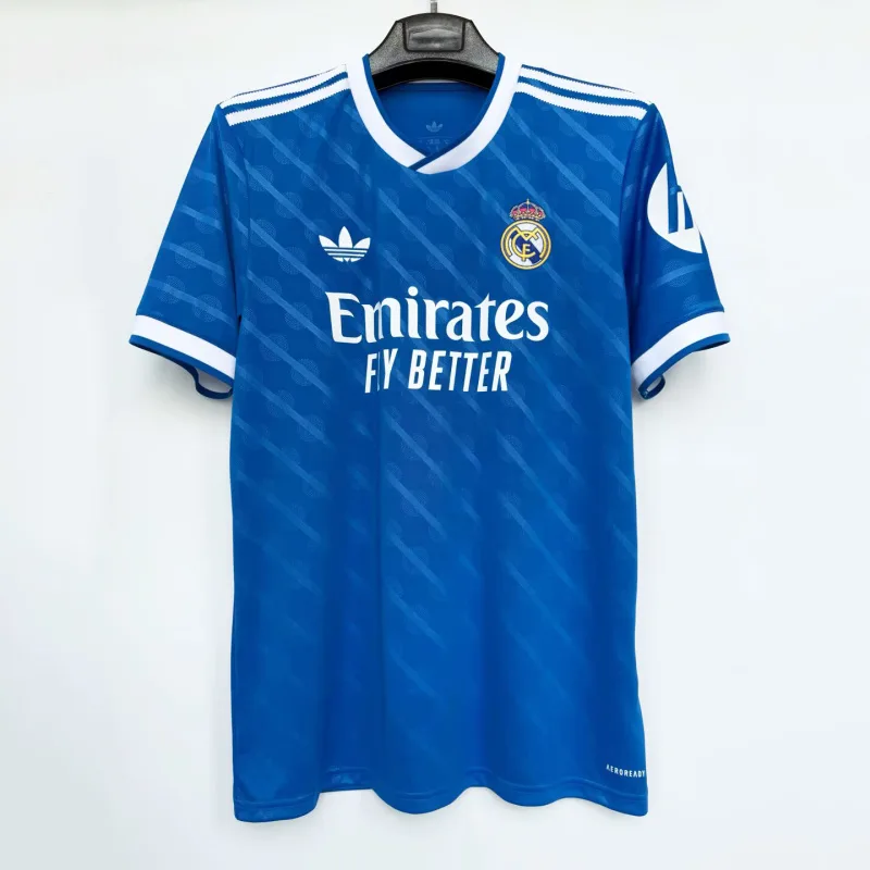 Real Madrid 2025/26 Ausweich Trikot Kurzarm Blue