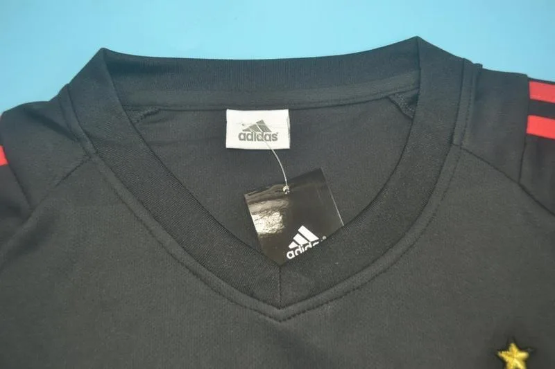AC Milan 2002/03 Away Shirt Black — 2