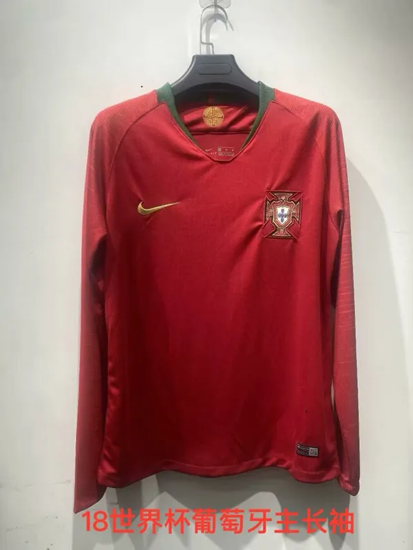Portugal 2018 Home Shirt Long Sleeve — 2
