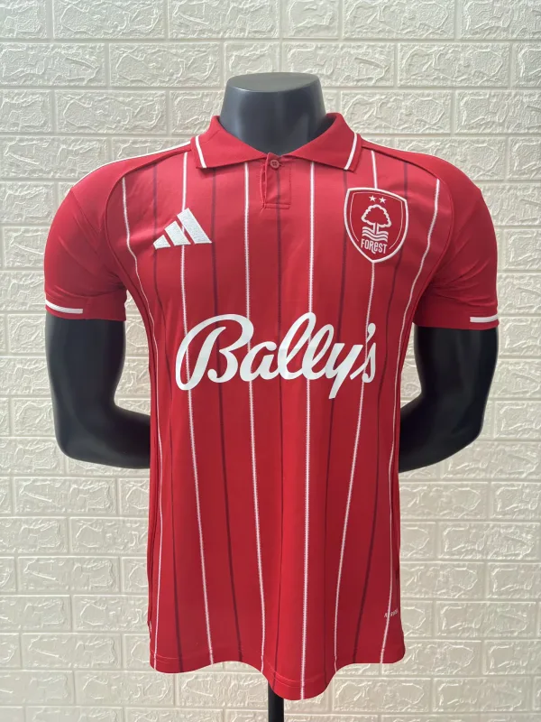 Nottingham Forest 2025/26 Home Shirt Player Version — 2