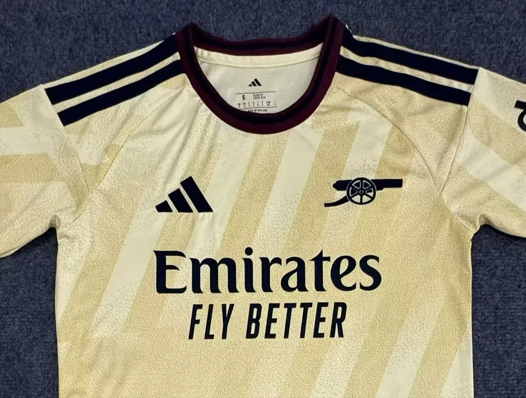 Arsenal 2026/27 Third Maillot Yellow — 2