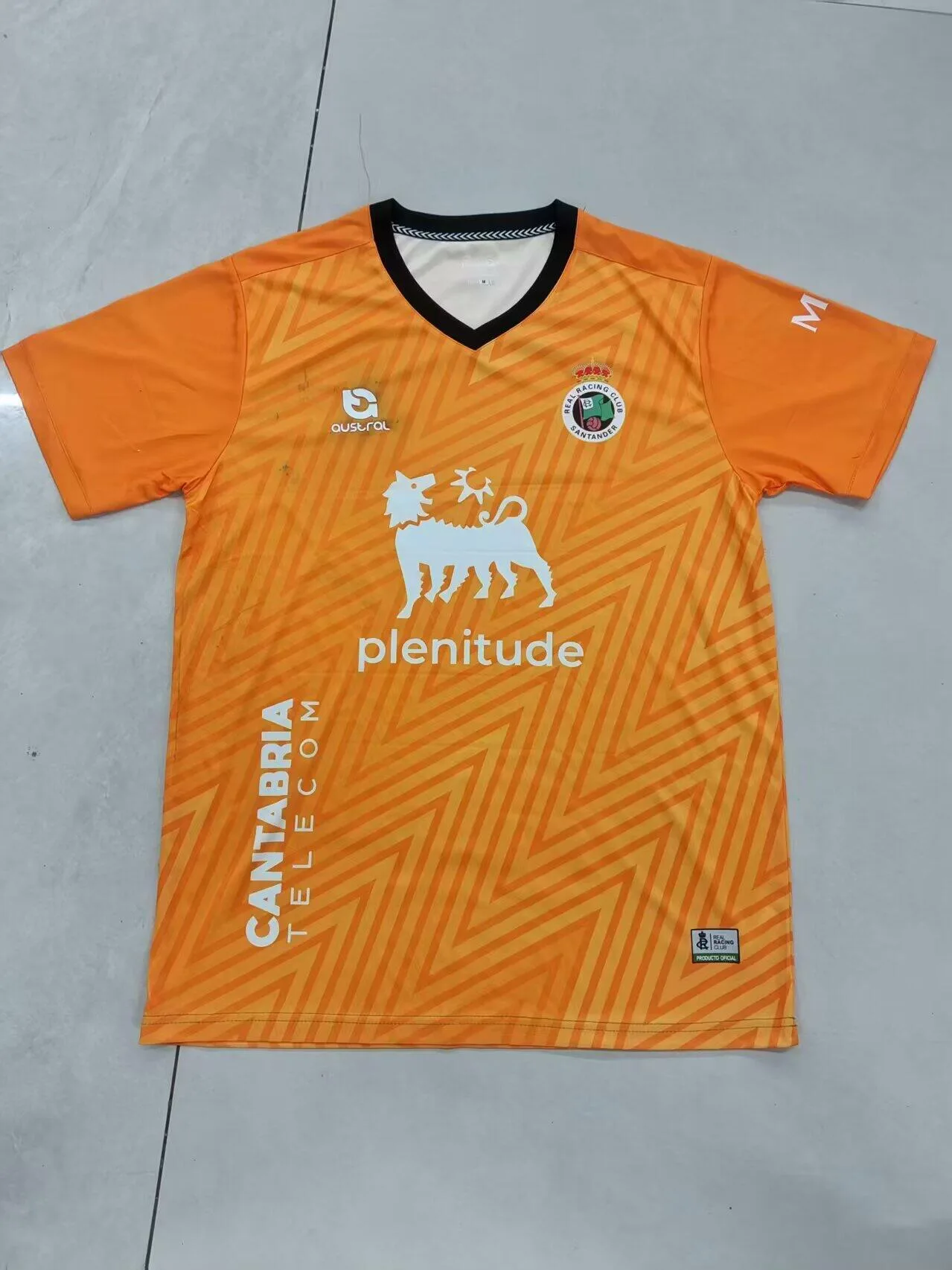 Racing Santander 2024/25 de Portero Camiseta Orange