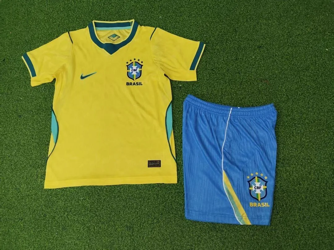 Brazil 2026 Home Kids Kit Player Version — 1