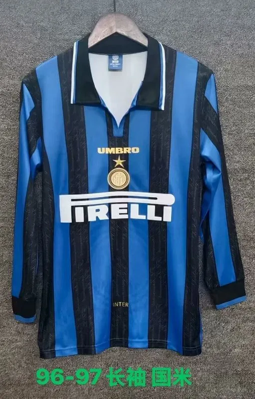 Inter Milan 1996/97 Home Shirt Long Sleeve — 2