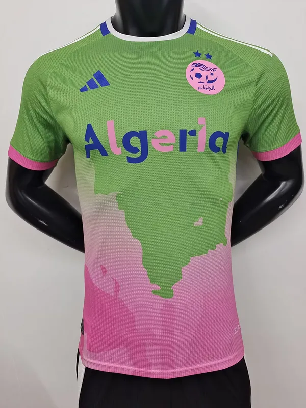 Algeria 2024/25 Shirt Player Version Green — 1