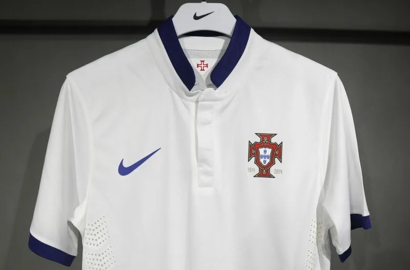 Portugal 2014 Away Shirt Player Version White — 2
