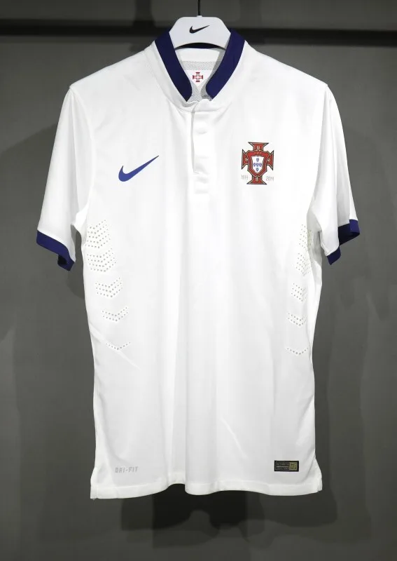 Portugal 2014 Away Shirt Player Version White