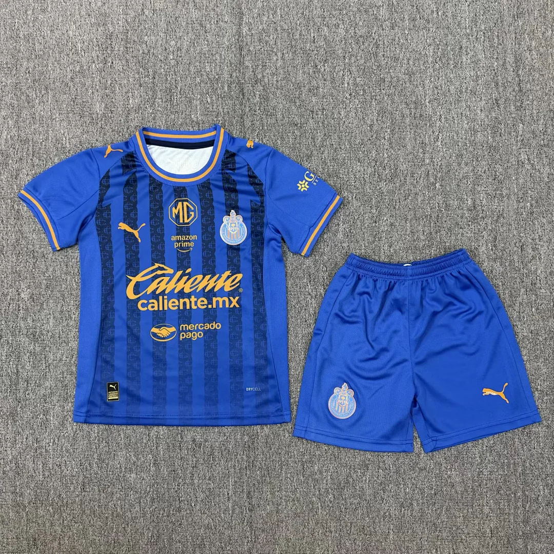 Chivas Guadalajara 2025/26 Third Kids Kit — 1