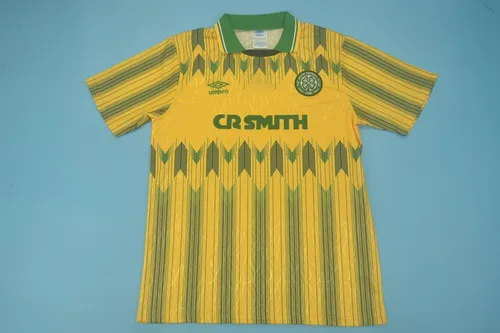 Celtic 1989/91 Away Shirt Yellow