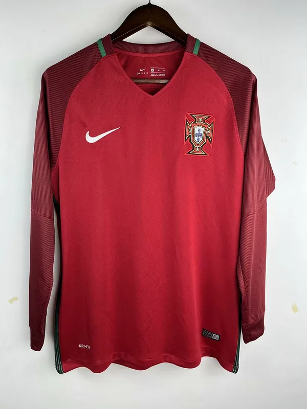 Portugal 2016 Home Shirt Long Sleeve — 2