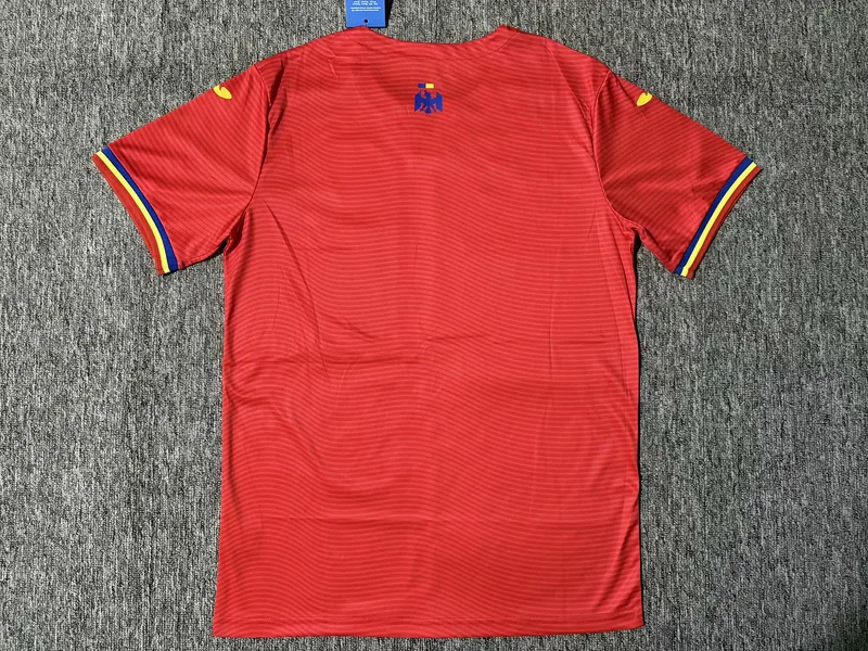 Rumanía 2025/26 Segunda Equipación Camiseta Red — 2