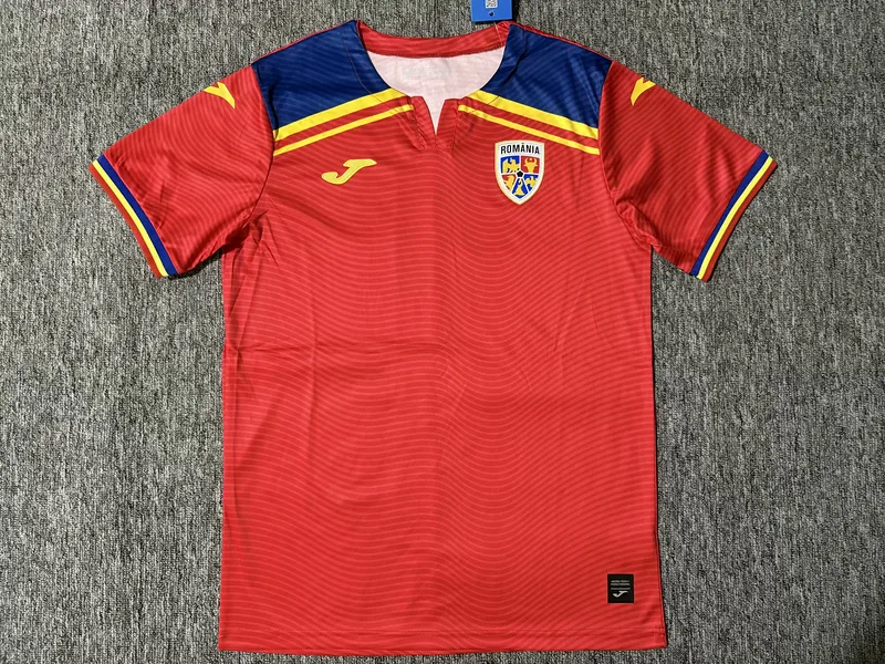 Rumanía 2025/26 Segunda Equipación Camiseta Red