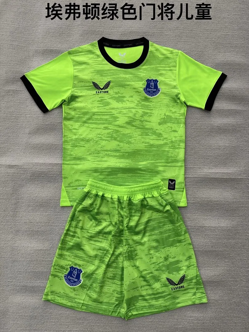 Everton 2026/27 Torwart Set Kinder Green — 2