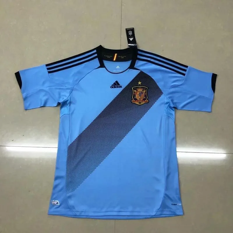 Spain 2012 Away Shirt Blue — 2