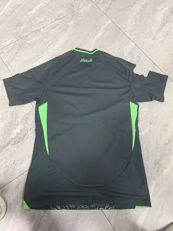 Algeria 2025 Away Shirt Short Sleeve Green — 1