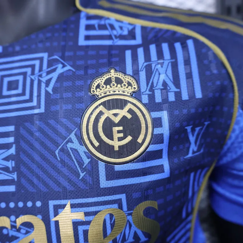 Real Madrid 2025/26 Camiseta Versión Jugador Edición Especial Blue — 2
