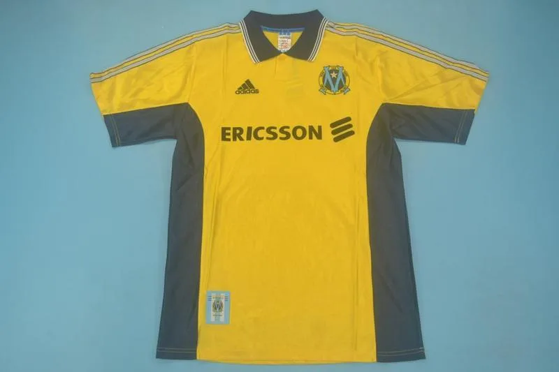 Marseille 1998/99 Third Shirt Yellow