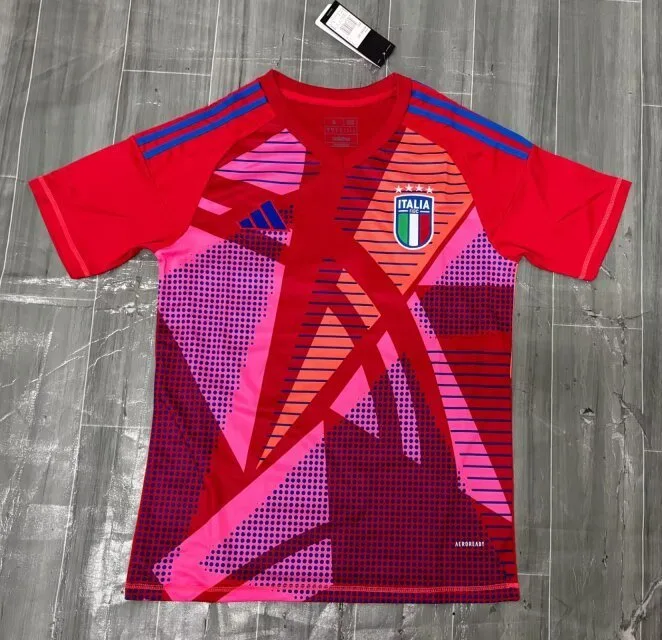 Italy 2024/25 Goalkeeper Shirt Red — 2