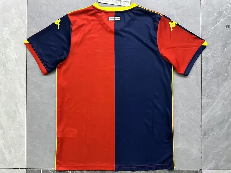 Genoa 2025/26 Domicile Maillot Manches Courtes