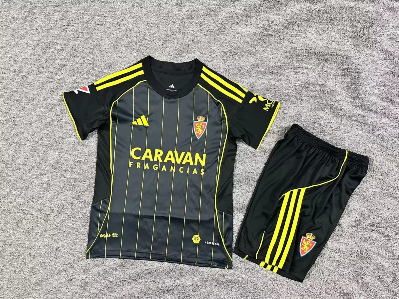 Real Zaragoza 2025/26 Away Kids Kit — 2