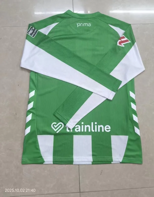 Real Betis 2025/26 Heim Trikot Langarm