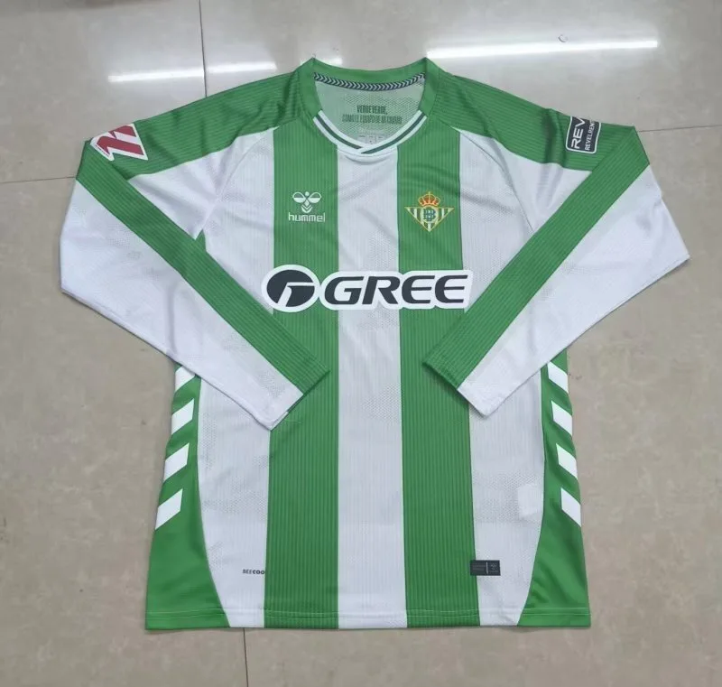 Real Betis 2025/26 Heim Trikot Langarm — 2