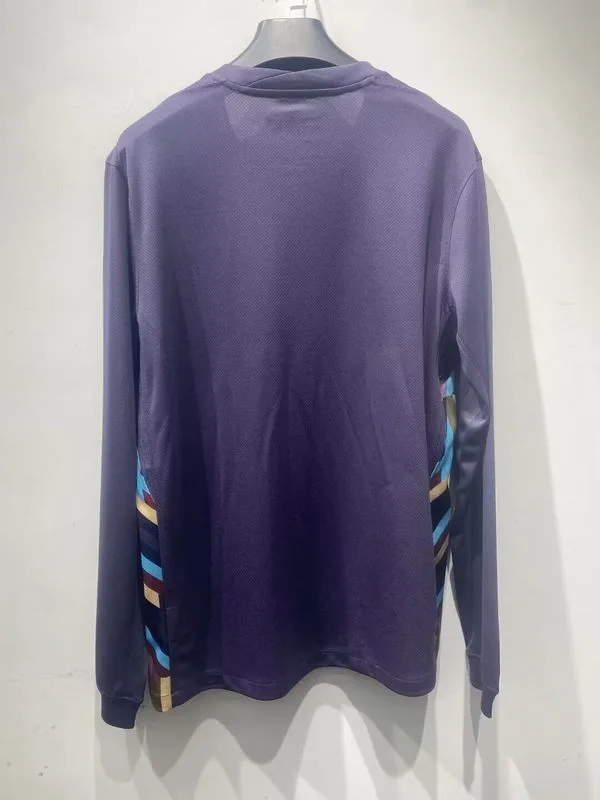 England Away Shirt Long Sleeve Blue