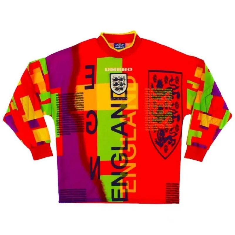 England 1996 Goalkeeper Shirt Long Sleeve