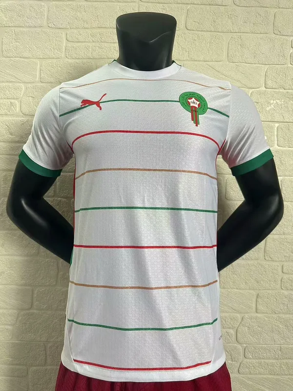 Morocco 2025 Away Shirt Player Version White — 2