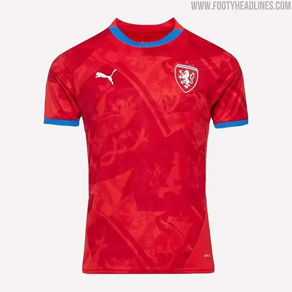 Czech Republic 2024/25 Home Shirt Short Sleeve
