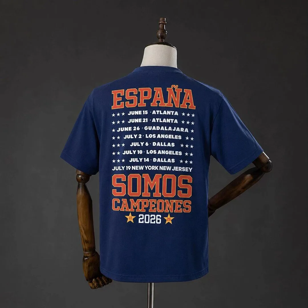Espagne 2026 Maillot Champion 26 Champion Cotton