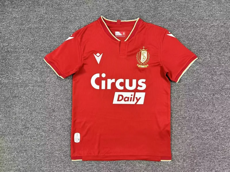 Standard Liège 2025/26 Home Shirt Short Sleeve — 2