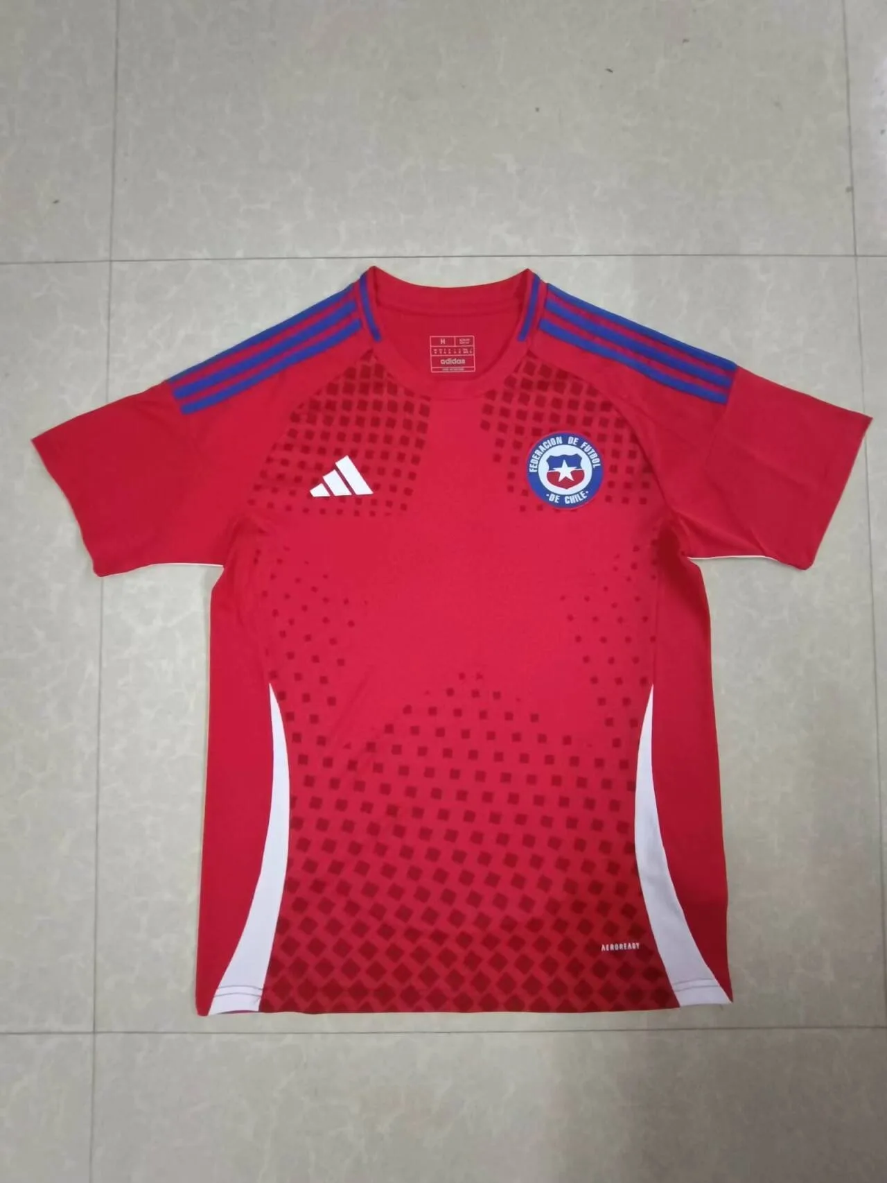 Chile 2024/25 Home Shirt Short Sleeve — 1