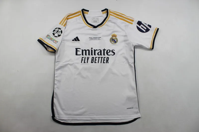 Real Madrid 2023/24 Shirt Short Sleeve Champions League
