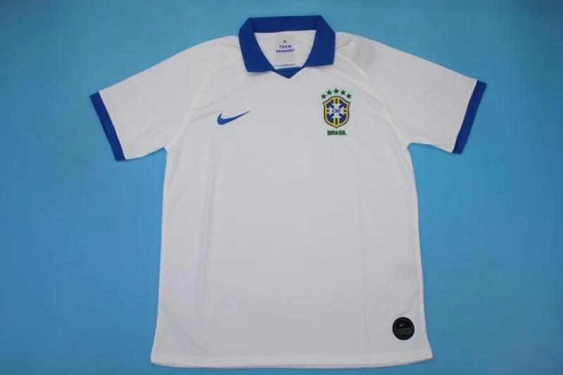 Brazil 2019/20 Away Shirt White — 1