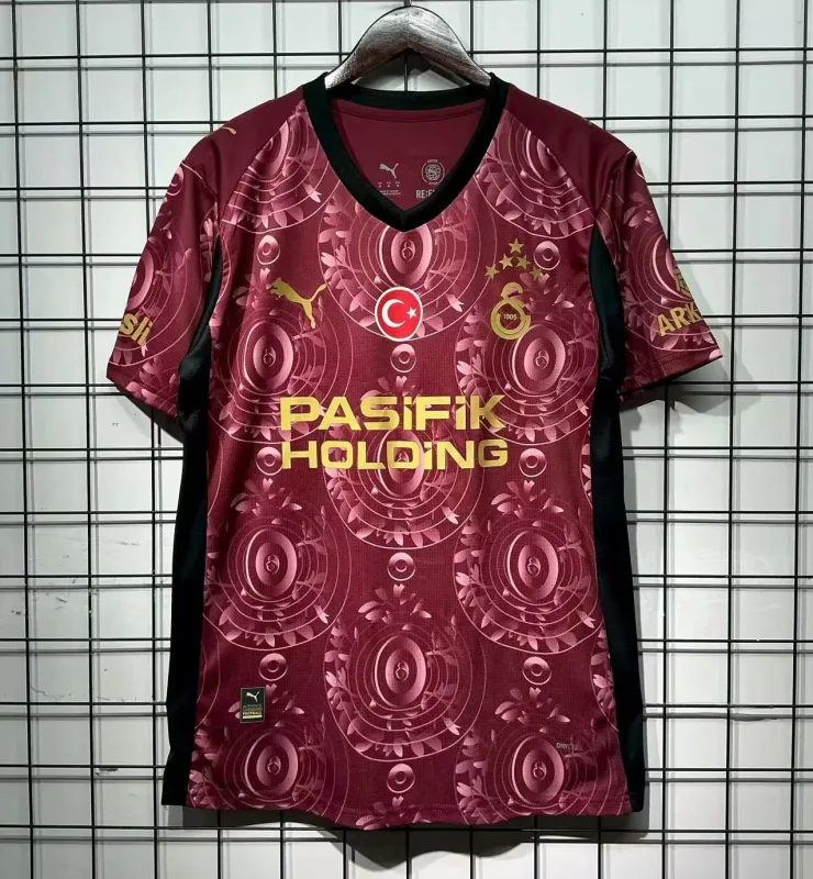 Galatasaray 2025/26 Third Shirt Short Sleeve Red — 2