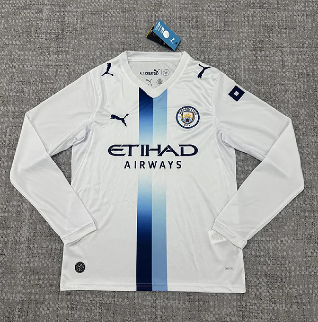 Manchester City 2026/27 Extérieur Maillot Manches Longues — 2