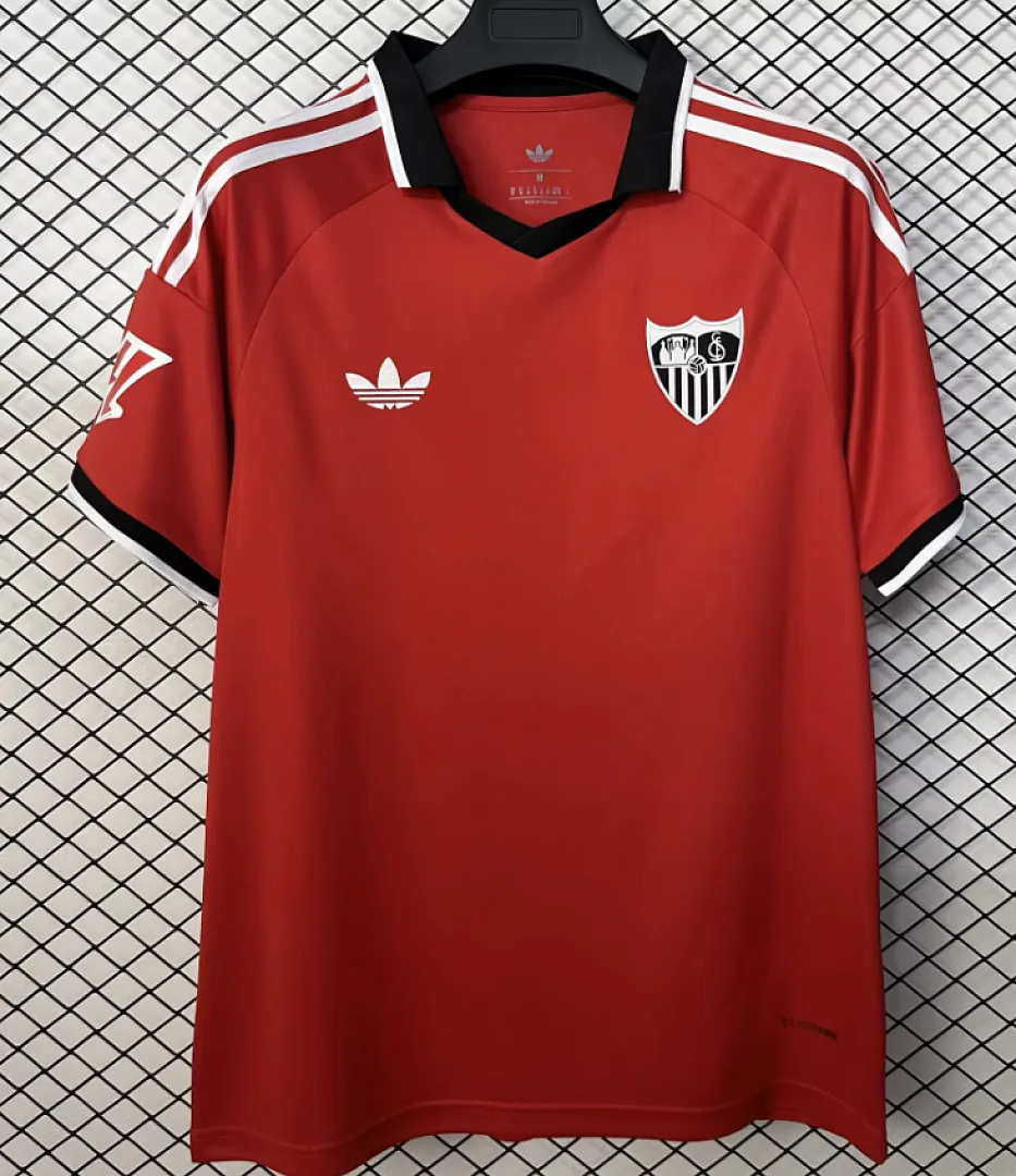 Sevilla 2026/27 Away Shirt Red — 2