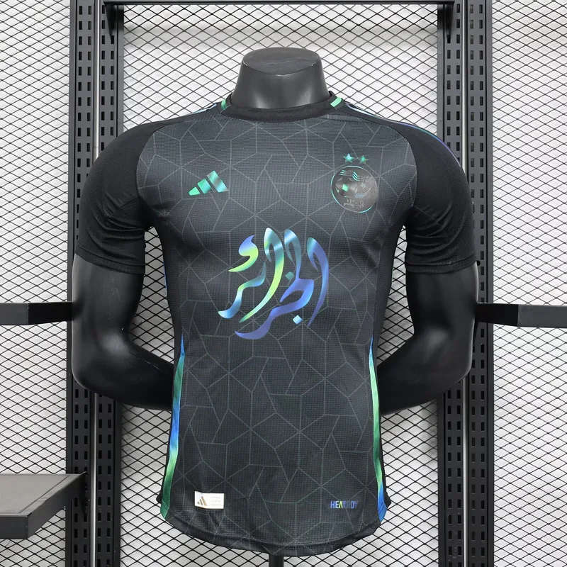 Algeria 2024/25 Shirt Player Version Special Edition Black — 1
