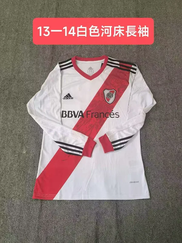 River Plate 2013/14 Domicile Maillot Manches Longues — 2