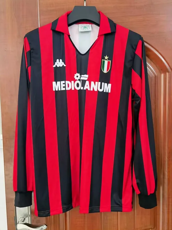 AC Milan 1988/89 Home Shirt Long Sleeve — 2