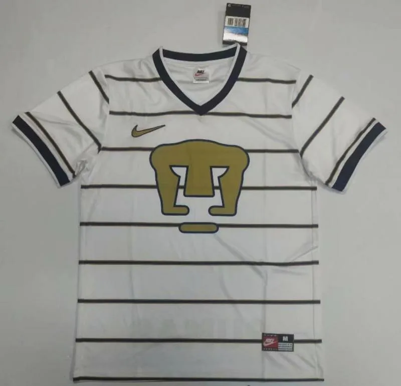 Pumas UNAM 1997 Away Shirt White — 2