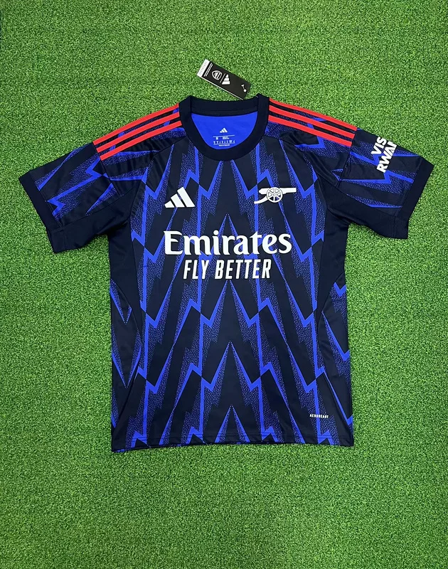 Arsenal 2025/26 Away Shirt Short Sleeve Blue — 1