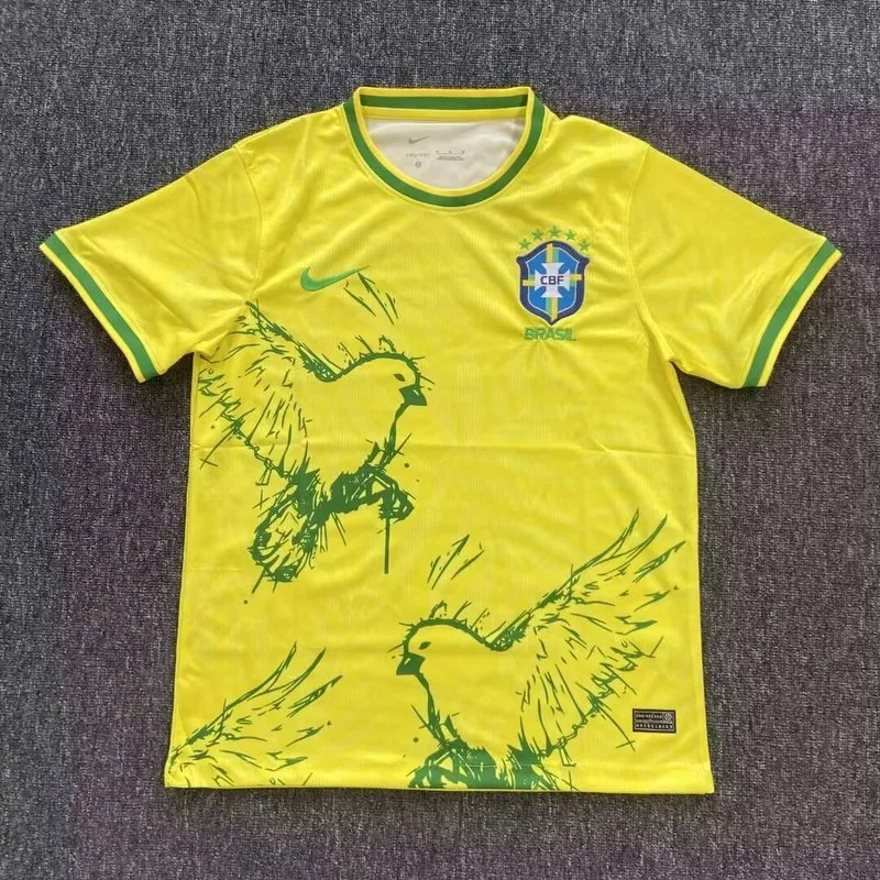 Brazil Shirt Special Edition Yellow Eagles — 2