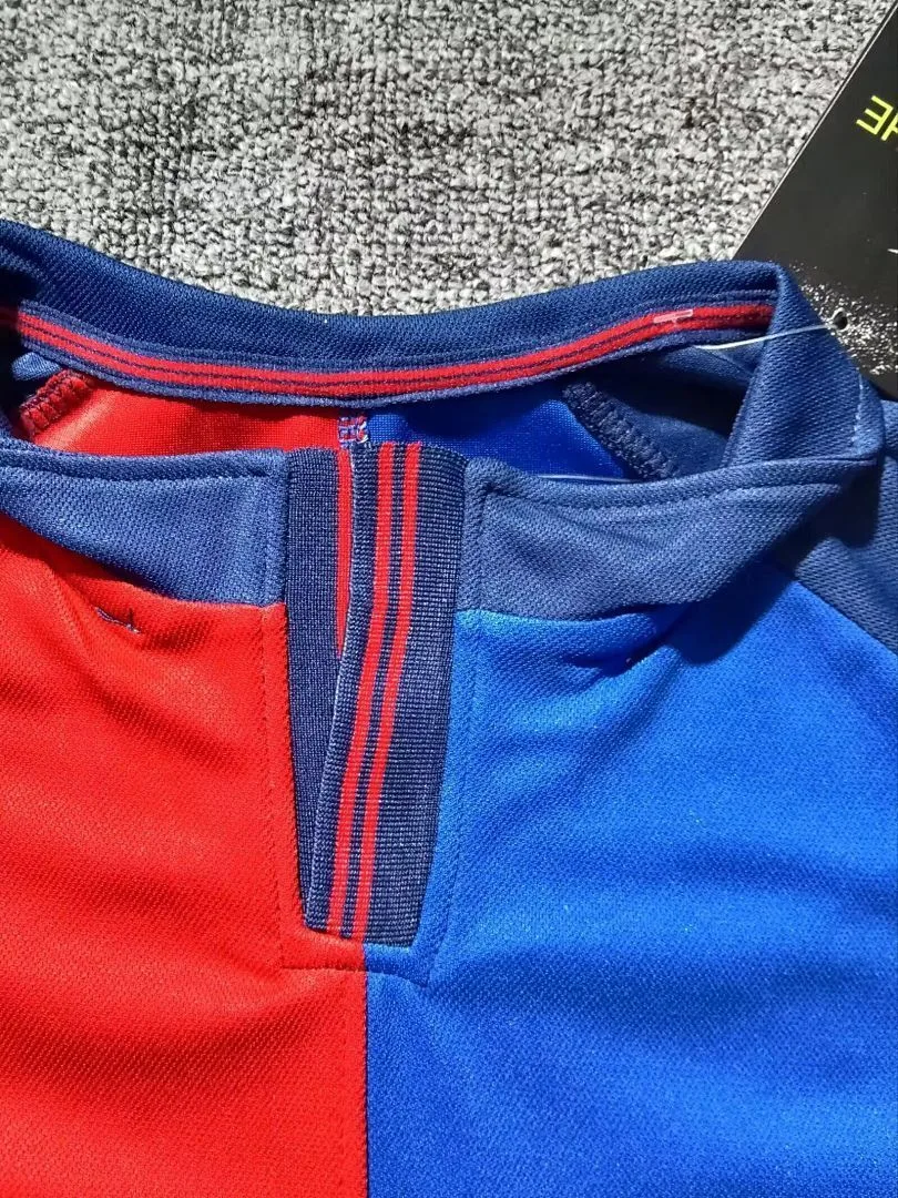 Barcelona 1999/00 Home Kids Kit Long Sleeve — 2