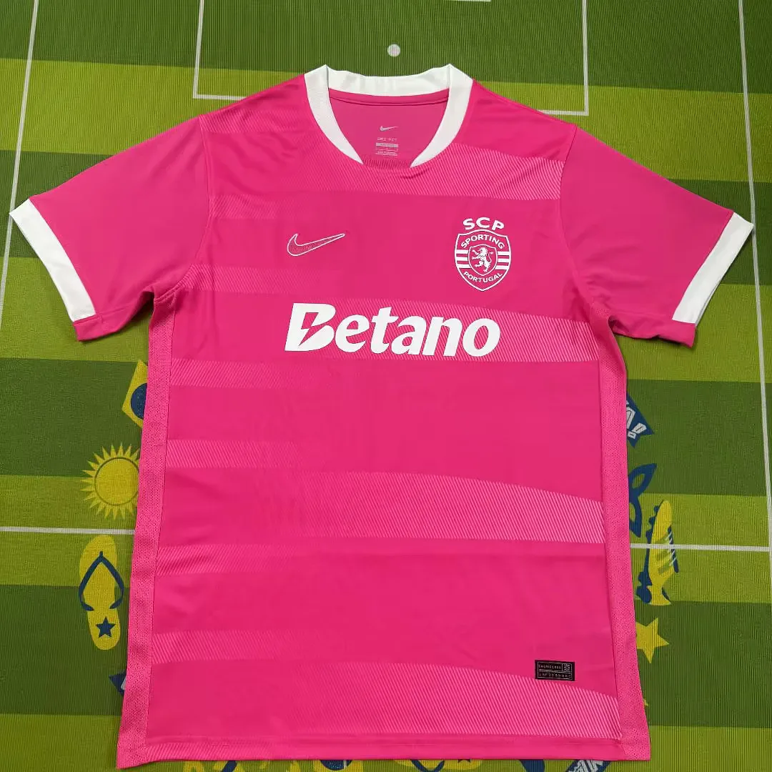 Sporting CP 2026/27 Maillot Manches Courtes Pink